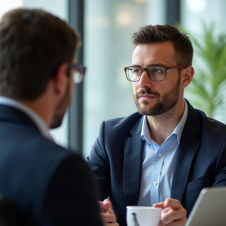 Abogado de GlaciarDefiende asesorando a un cliente sobre sus derechos